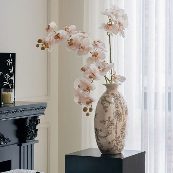 Song Dynasty Aesthetic Ink Flower Porcelain Vase Ornaments - Image 4